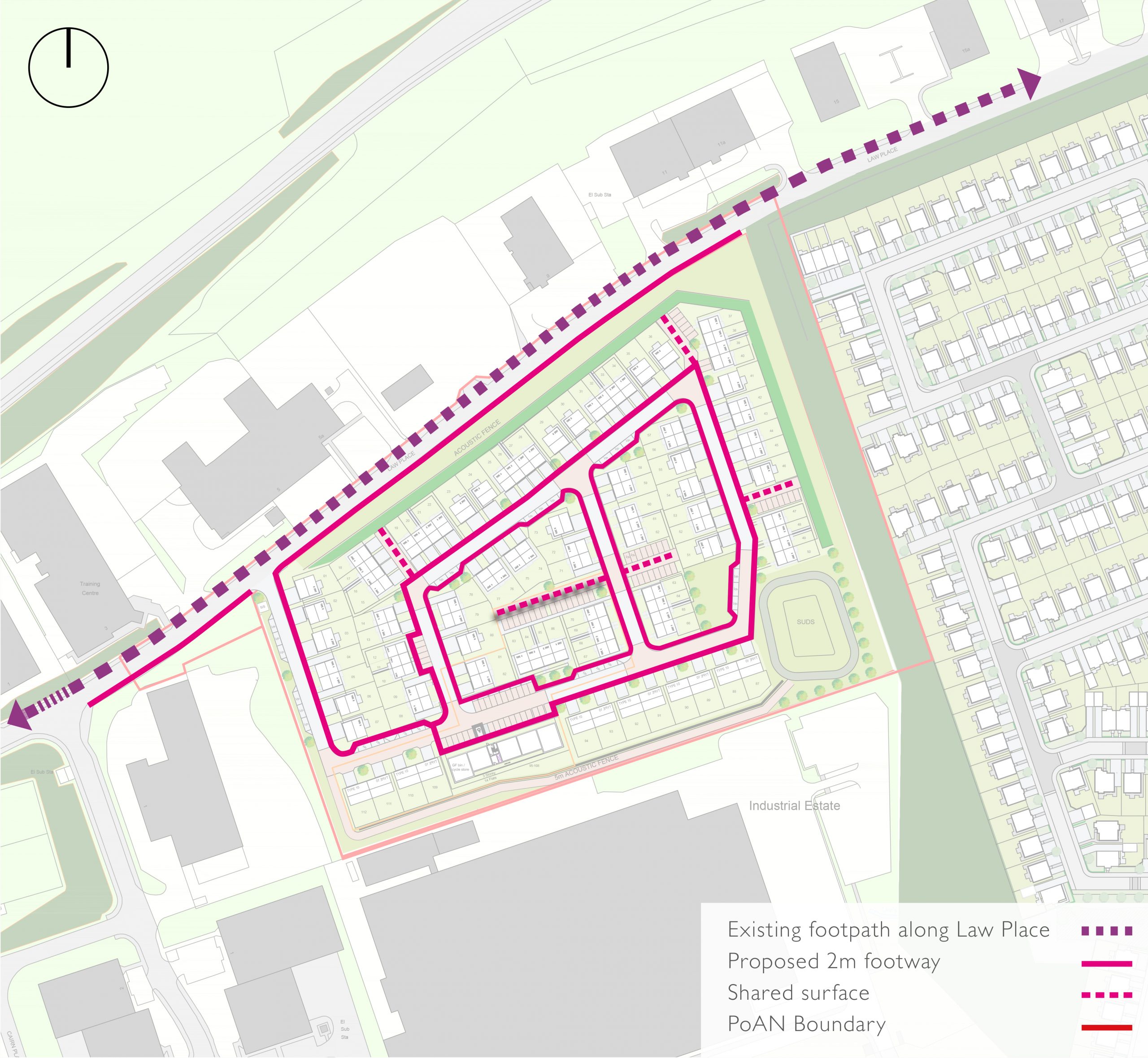 Pedestrian Movement Diagram