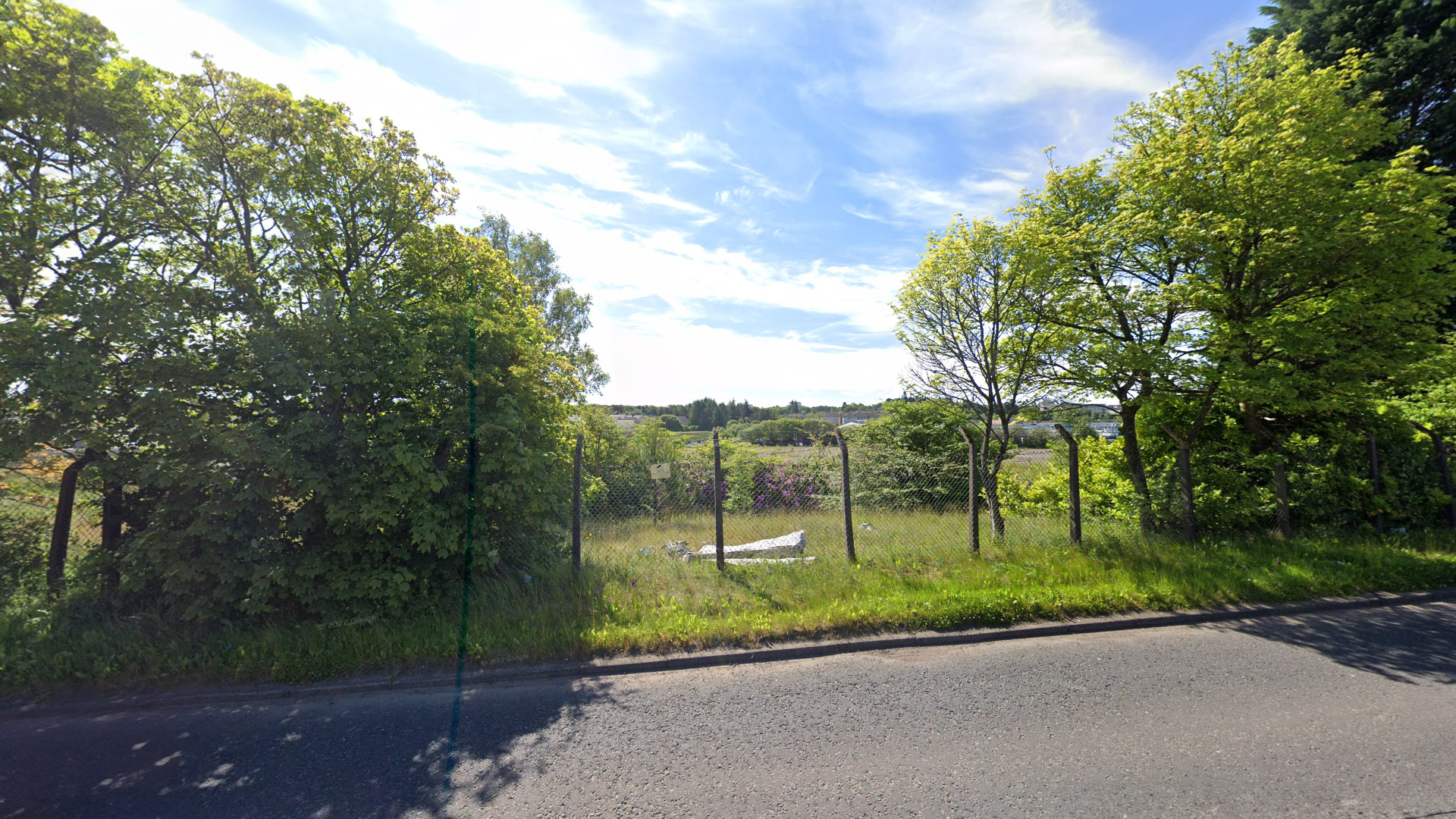 Site photo 1 – view south across site
