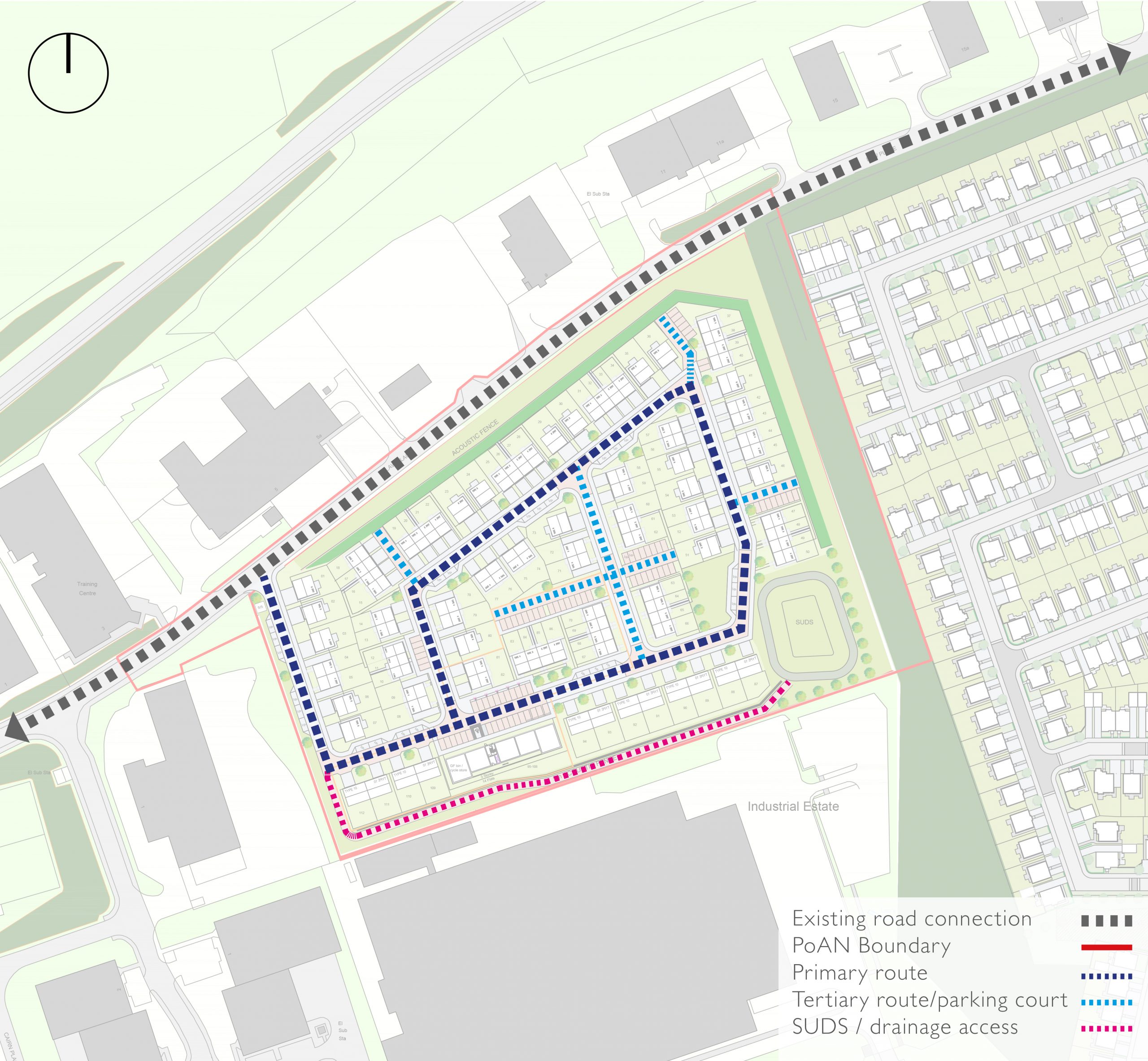 Vehicular Movement Diagram